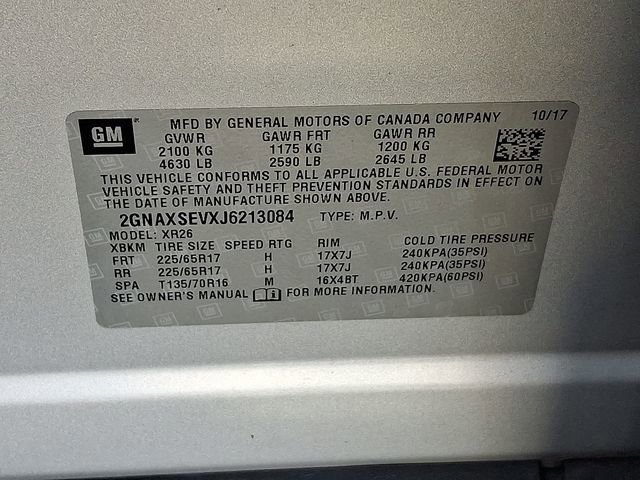 Used 2018 Chevrolet Equinox LT image 28