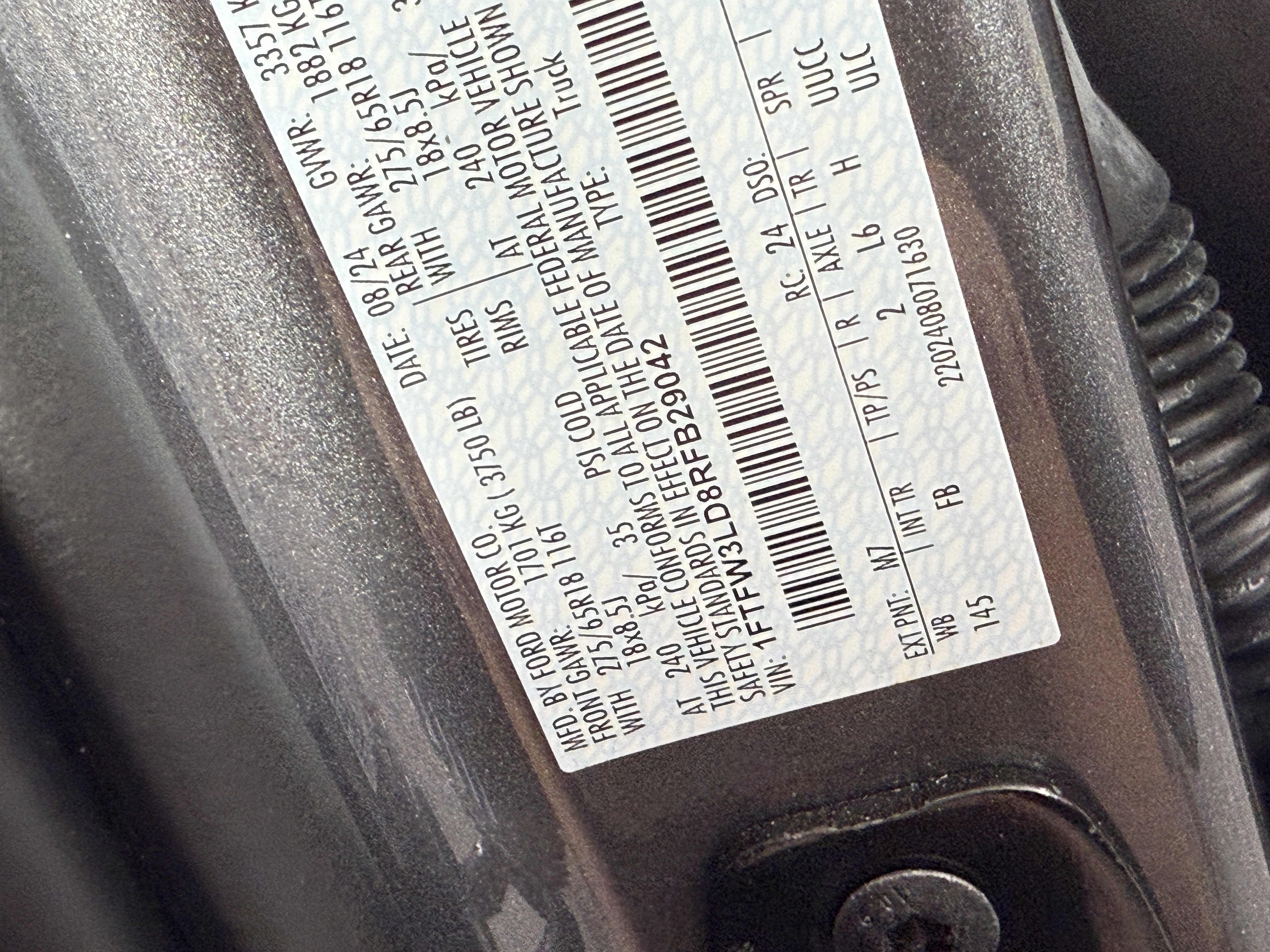 Certified 2024 Ford F150 XLT w/ Equipment Group 302A MID AWD/4WD image 31