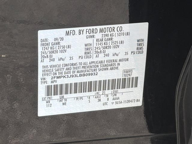 Certified 2020 Ford Edge ST-Line FWD image 35