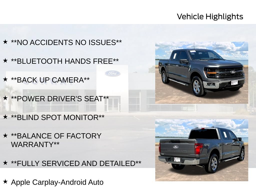 Certified 2025 Ford F150 XLT w/ Equipment Group 301A Standard AWD/4WD image 6