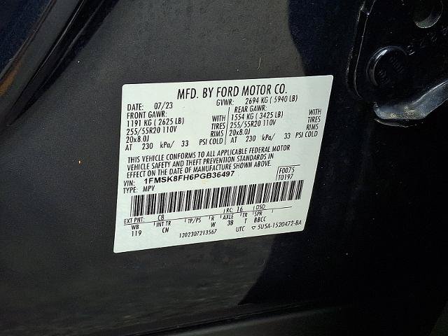 Certified 2023 Ford Explorer Limited w/ Equipment Group 301A AWD/4WD image 25