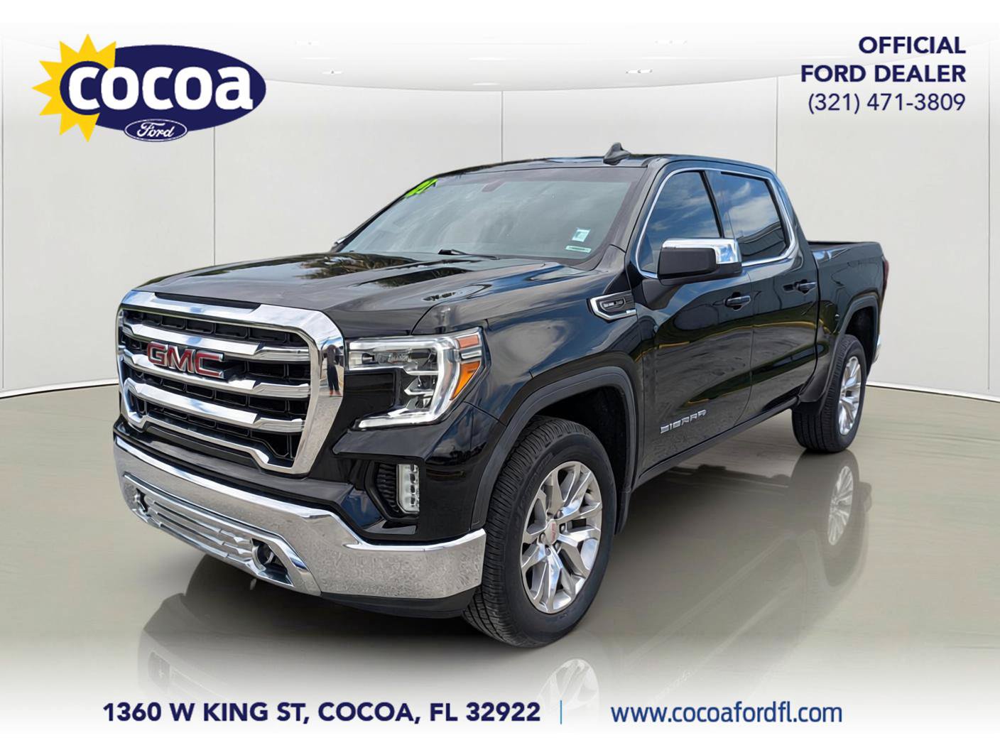Used 2021 GMC Sierra 1500 SLE w/ Preferred Package RWD image 1