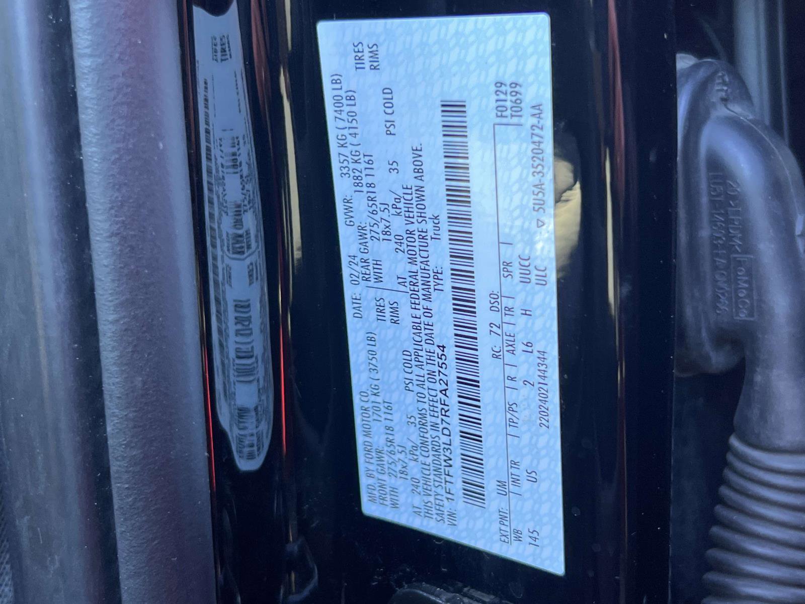 Certified 2024 Ford F150 XLT w/ Mobile Office Package image 30