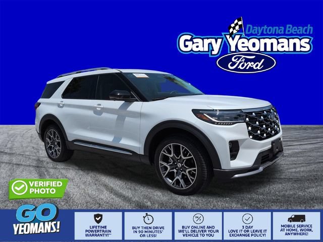 Certified 2025 Ford Explorer Platinum w/ Ultimate Package