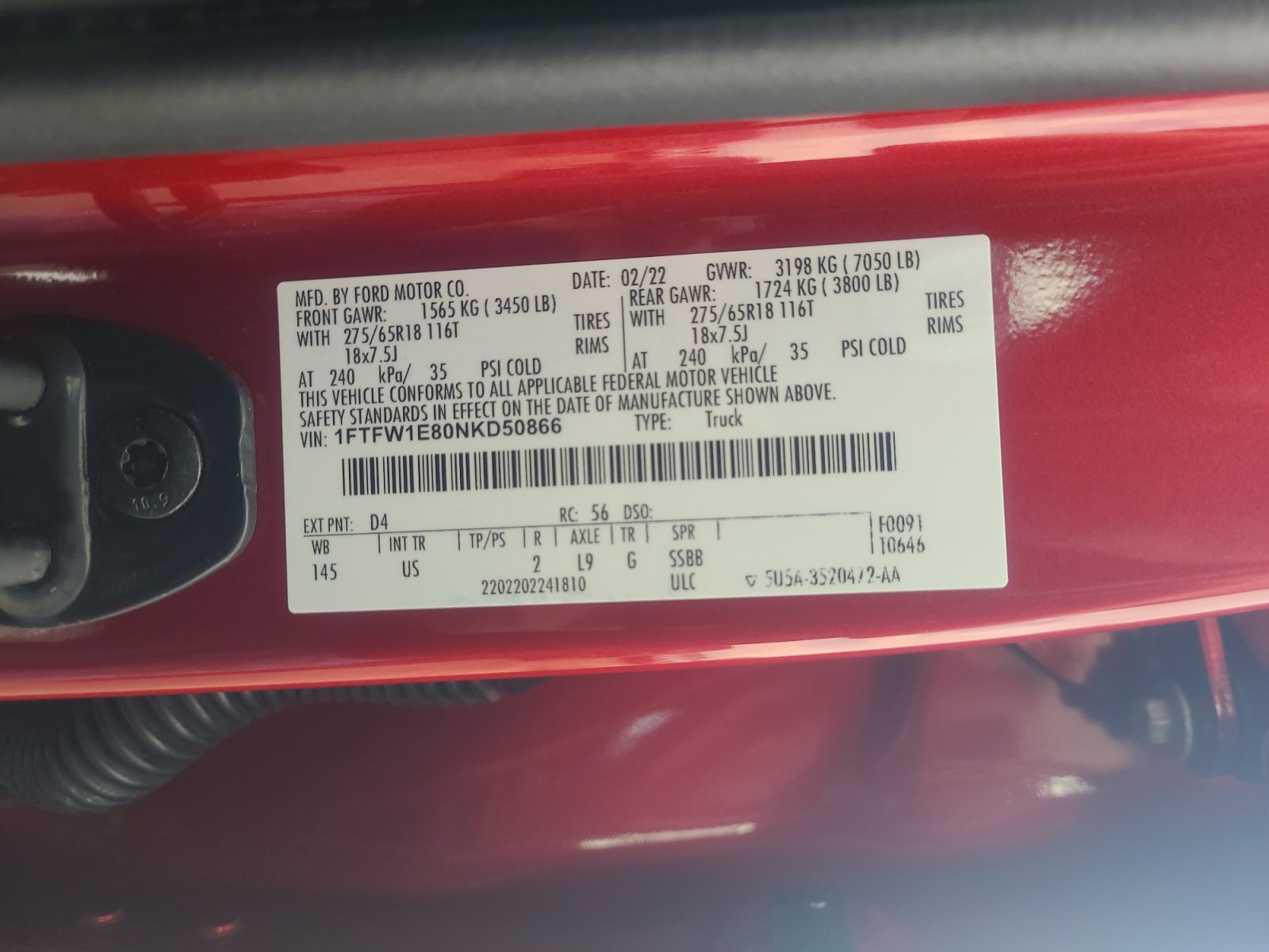 Certified 2022 Ford F150 XLT w/ Equipment Group 302A High AWD/4WD image 25