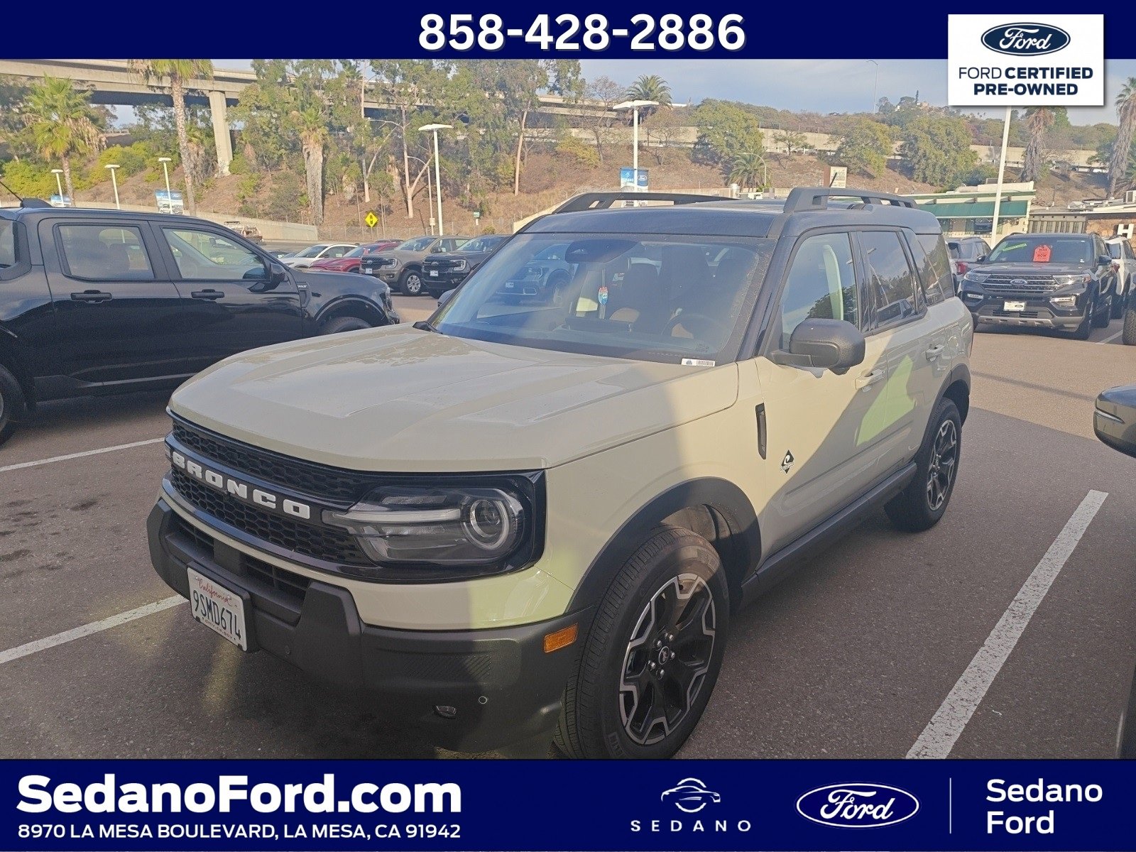 Certified 2025 Ford Bronco Sport Outer Banks w/ Outer Banks Tech Package+