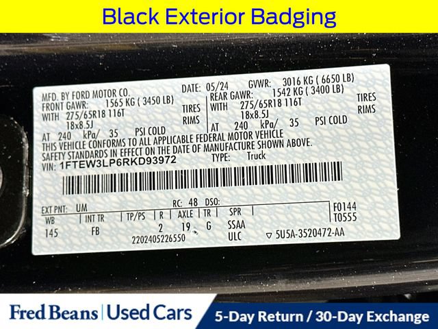 Certified 2024 Ford F150 XLT w/ Equipment Group 302A MID AWD/4WD image 38