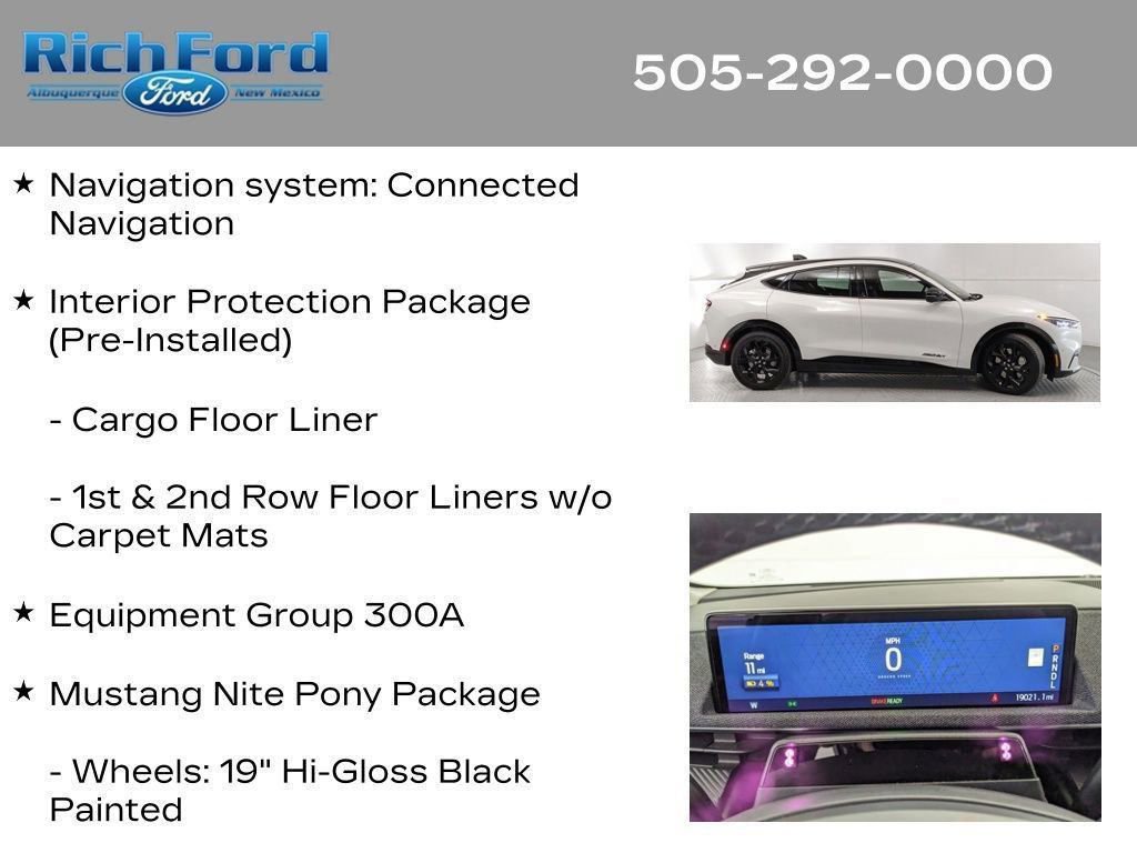 Certified 2023 Ford Mustang Mach-E Premium w/ Mustang Nite Pony Package AWD/4WD image 15