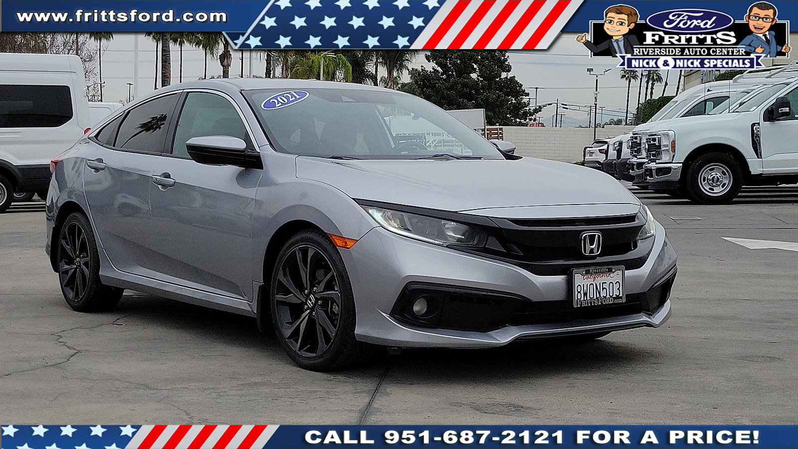 Used 2021 Honda Civic Sport image 3