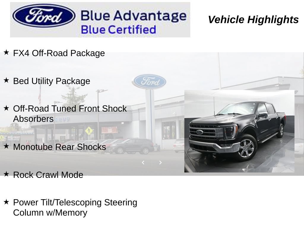 Certified 2023 Ford F150 Lariat w/ Equipment Group 502A High AWD/4WD image 28