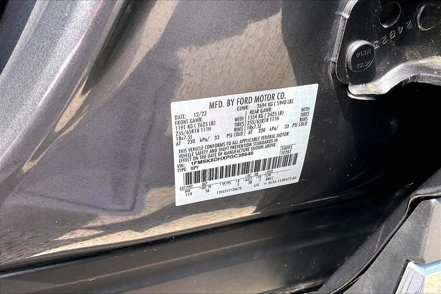 Certified 2023 Ford Explorer XLT w/ Equipment Group 202A AWD/4WD image 36
