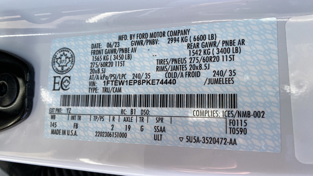 Certified 2023 Ford F150 XLT w/ Equipment Group 302A High AWD/4WD image 29