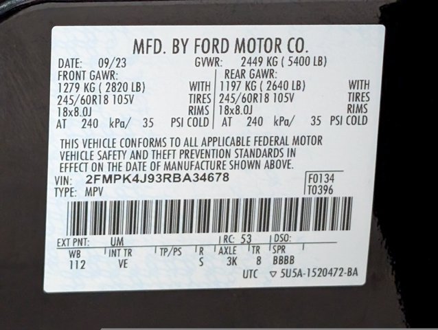 Certified 2024 Ford Edge SEL AWD/4WD image 23