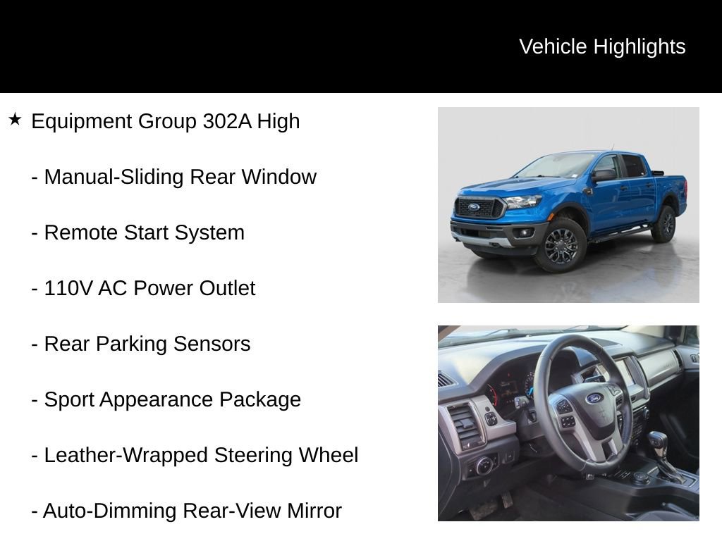 Certified 2023 Ford Ranger XLT w/ Equipment Group 302A High image 6