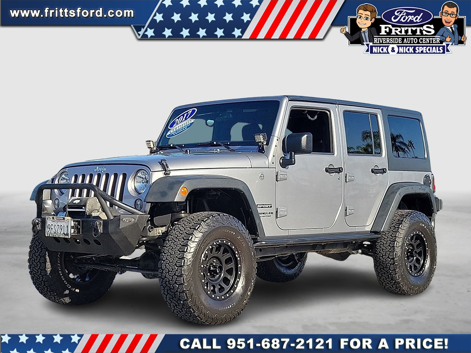 Used 2017 Jeep Wrangler Unlimited Sport w/ Quick Order Package 24S AWD/4WD image 1