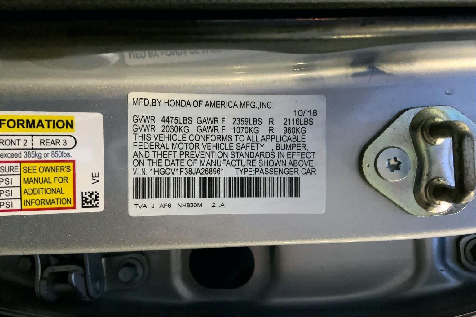 Used 2018 Honda Accord Sport image 31