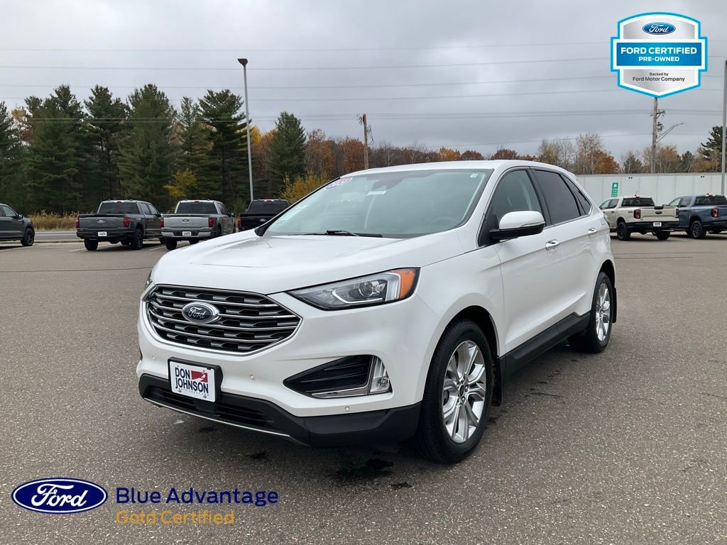 Certified 2021 Ford Edge Titanium w/ Class II Trailer Tow Package image 27