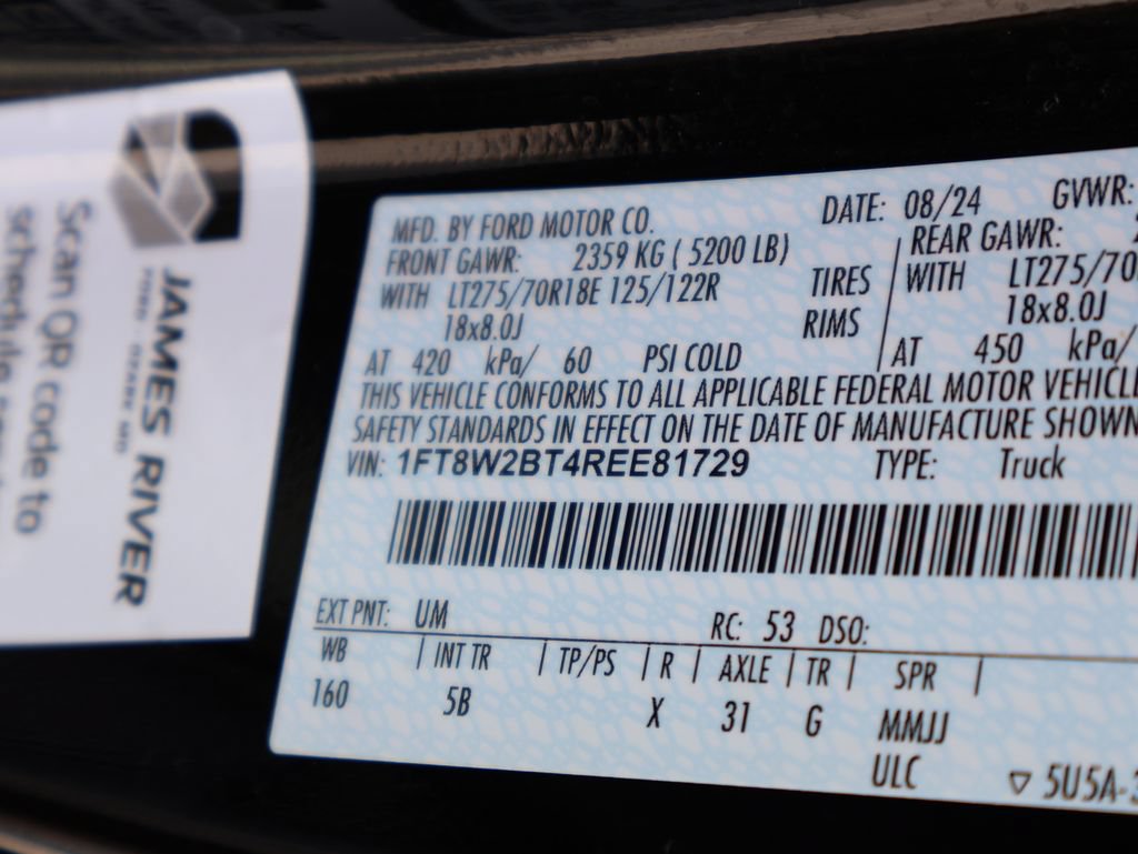 Certified 2024 Ford F250 Lariat w/ Lariat Ultimate Package AWD/4WD image 43
