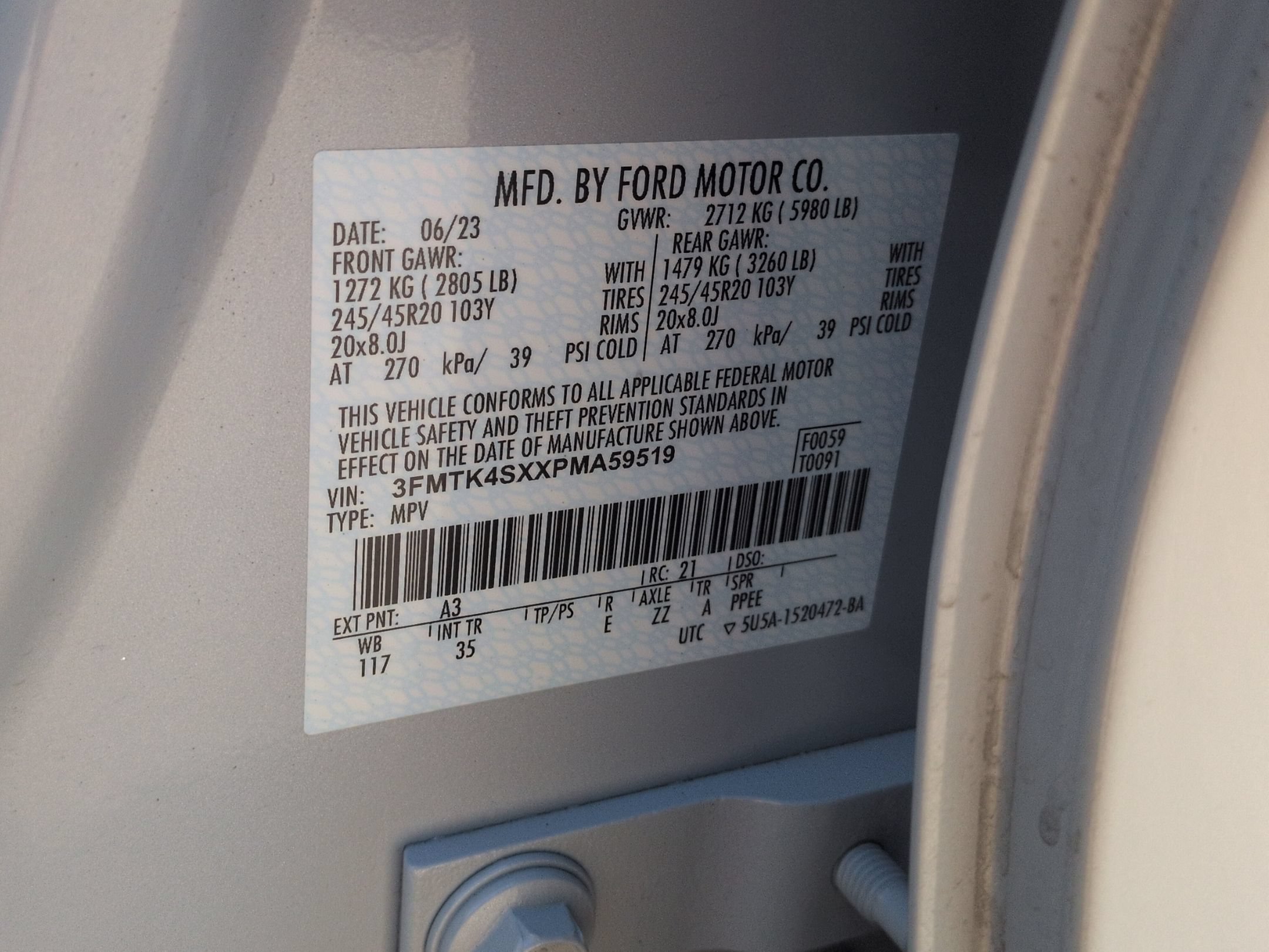 Certified 2023 Ford Mustang Mach-E GT w/ GT Performance Edition AWD/4WD image 39