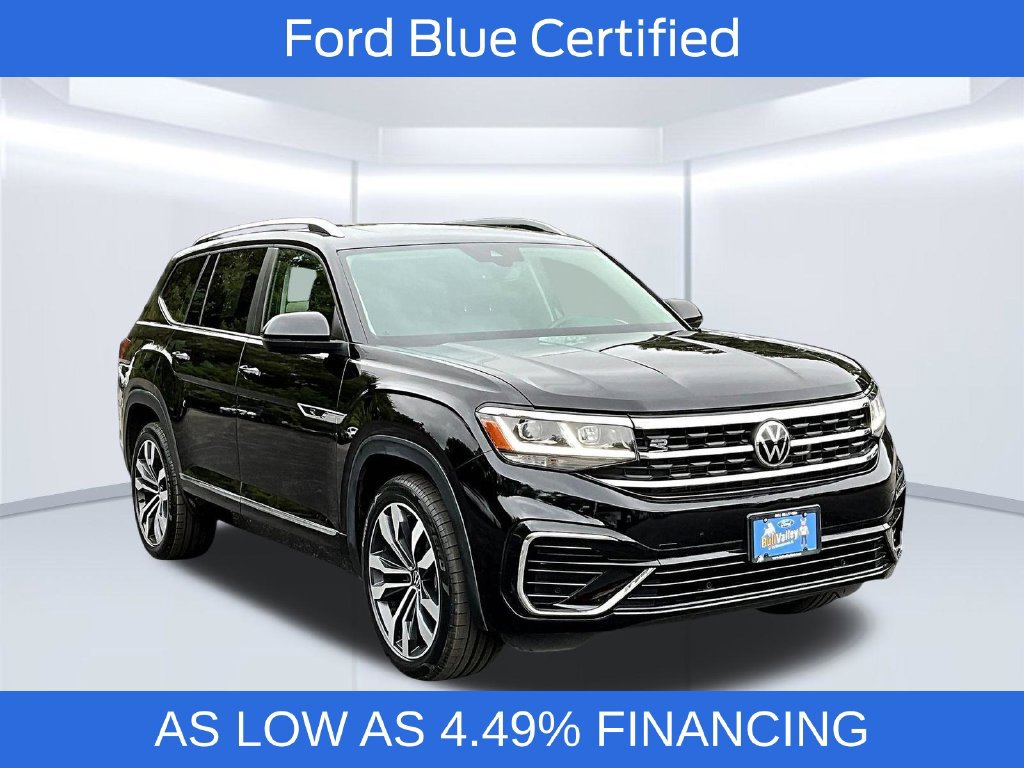 Used 2021 Volkswagen Atlas SEL R-Line w/ MDO Package (Bench Seat)