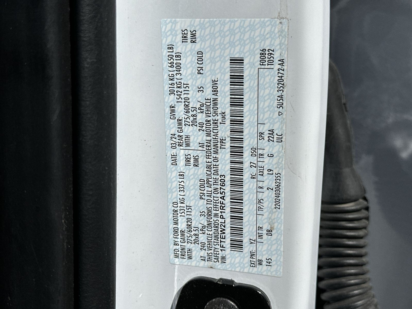 Certified 2024 Ford F150 STX AWD/4WD image 29