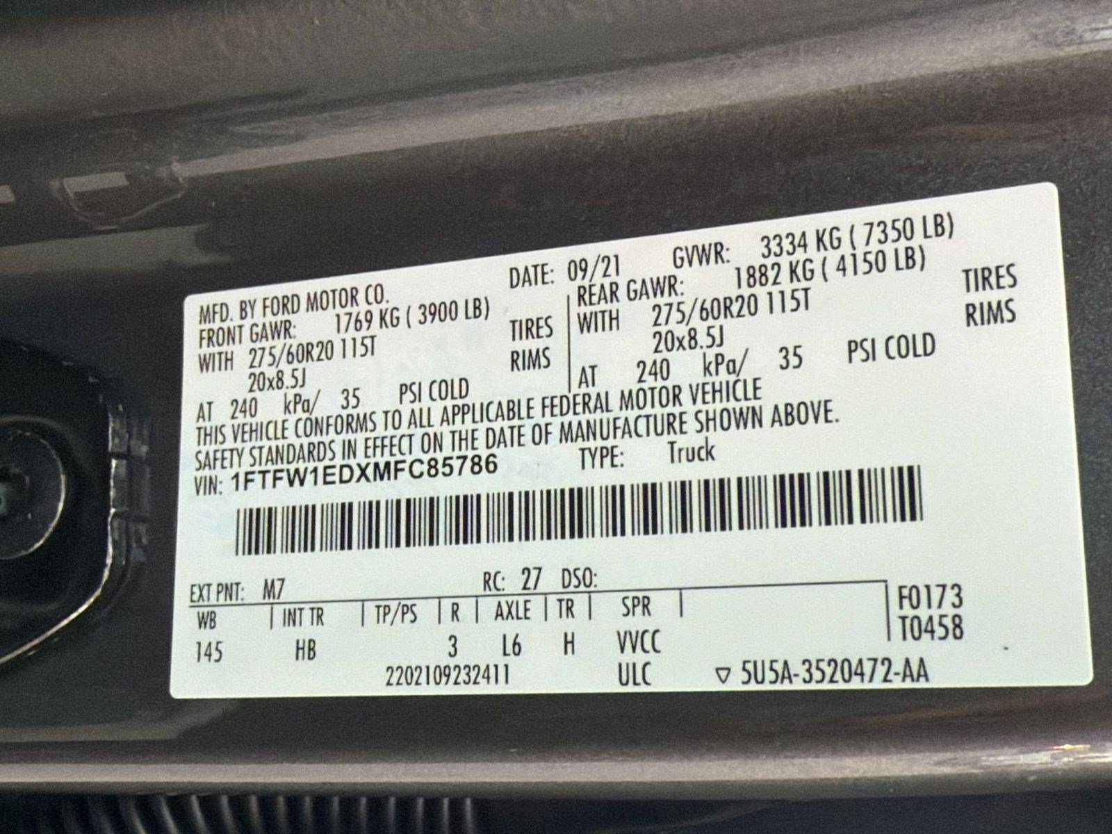 Certified 2021 Ford F150 Lariat AWD/4WD image 25