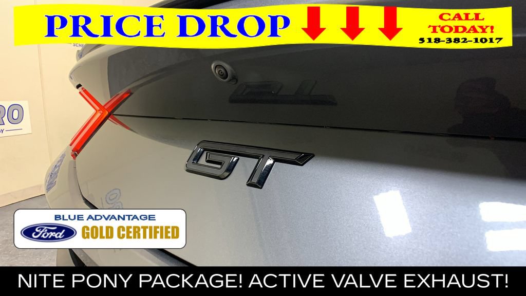 Certified 2025 Ford Mustang GT Premium w/ Mustang Nite Pony Package RWD image 16