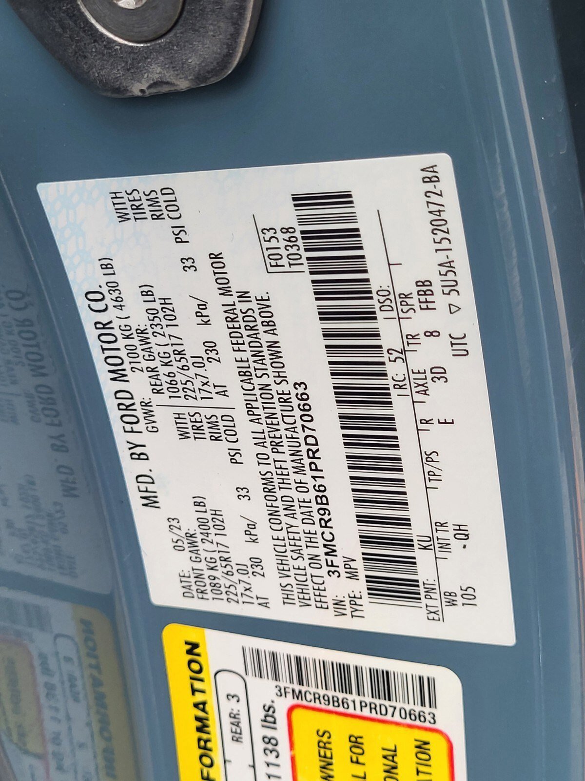 Certified 2023 Ford Bronco Sport Big Bend w/ Convenience Package image 36