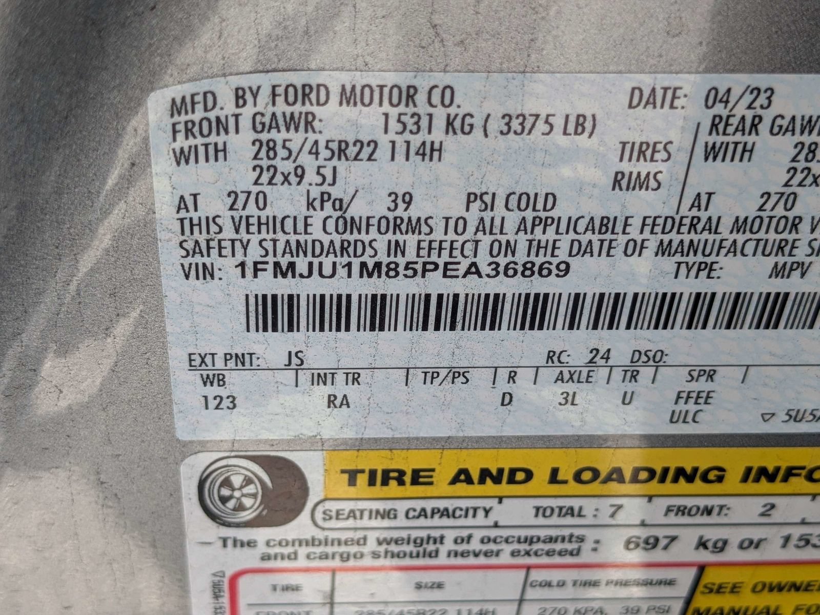 Certified 2023 Ford Expedition Platinum AWD/4WD image 22