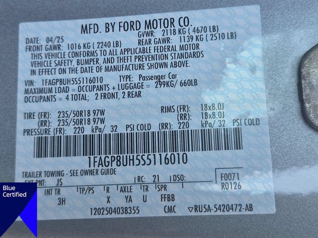 Certified 2025 Ford Mustang Premium RWD image 36