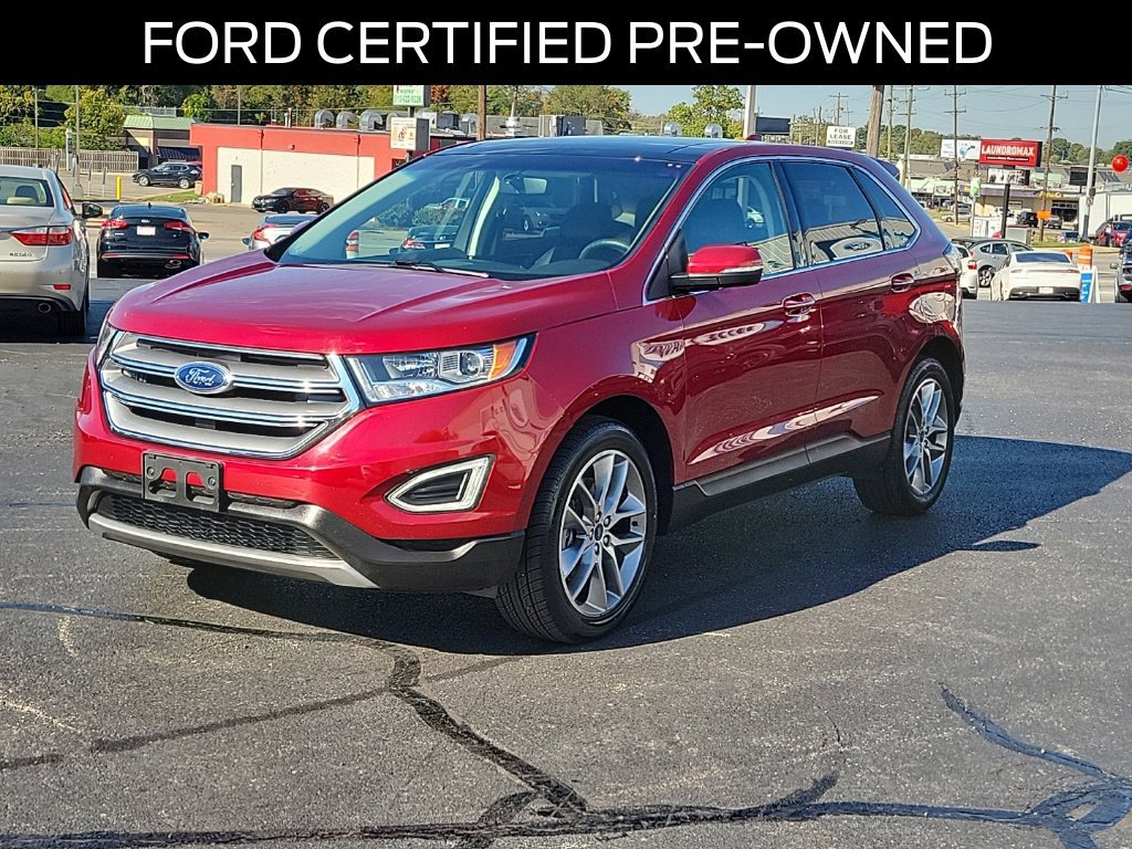 Certified 2017 Ford Edge Titanium w/ Canadian Touring Package AWD/4WD image 2