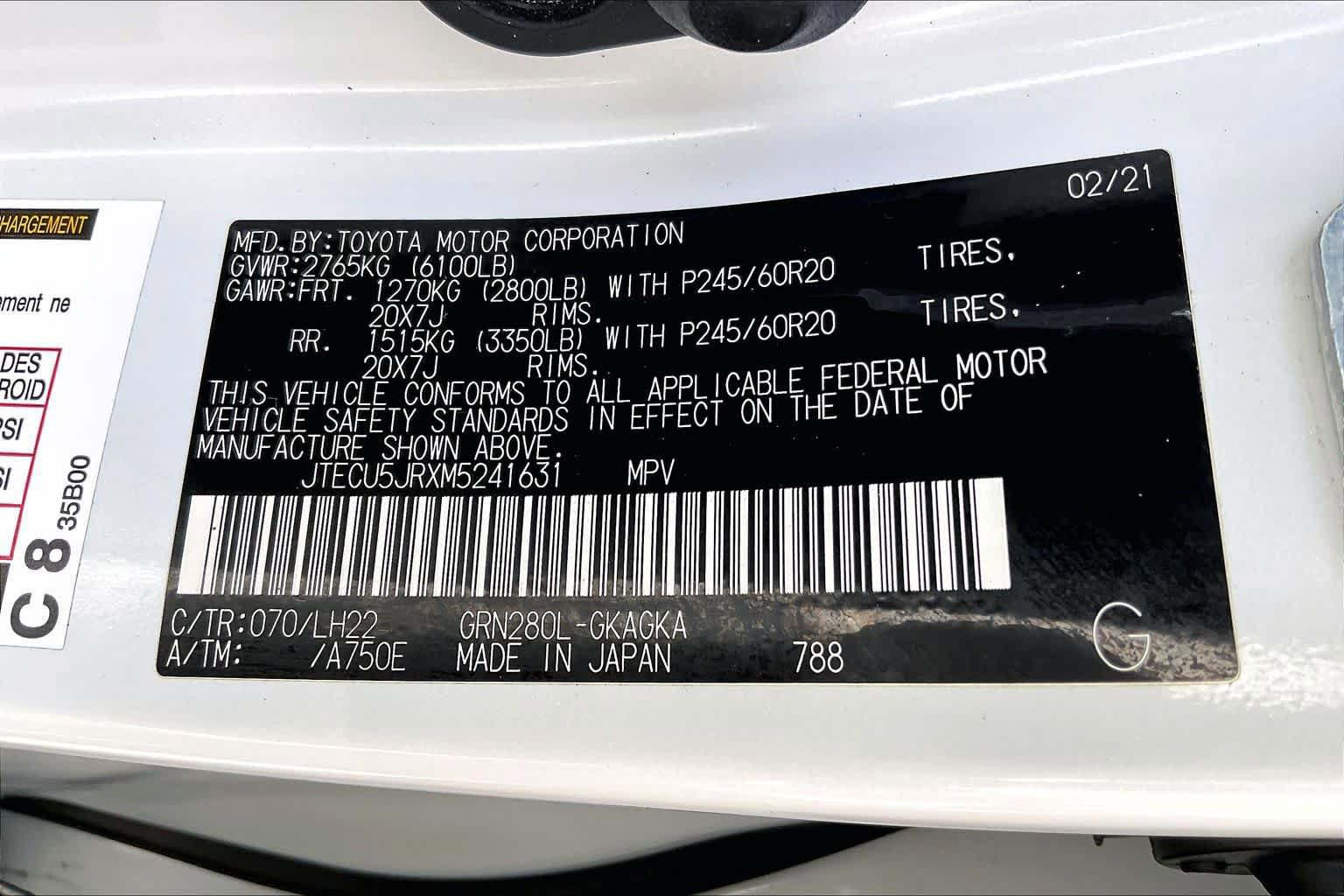 Used 2021 Toyota 4Runner Nightshade RWD image 34