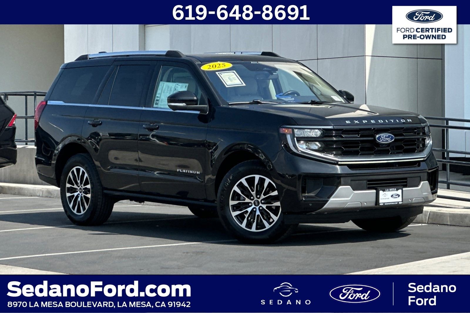 Certified 2025 Ford Expedition Platinum AWD/4WD image 1