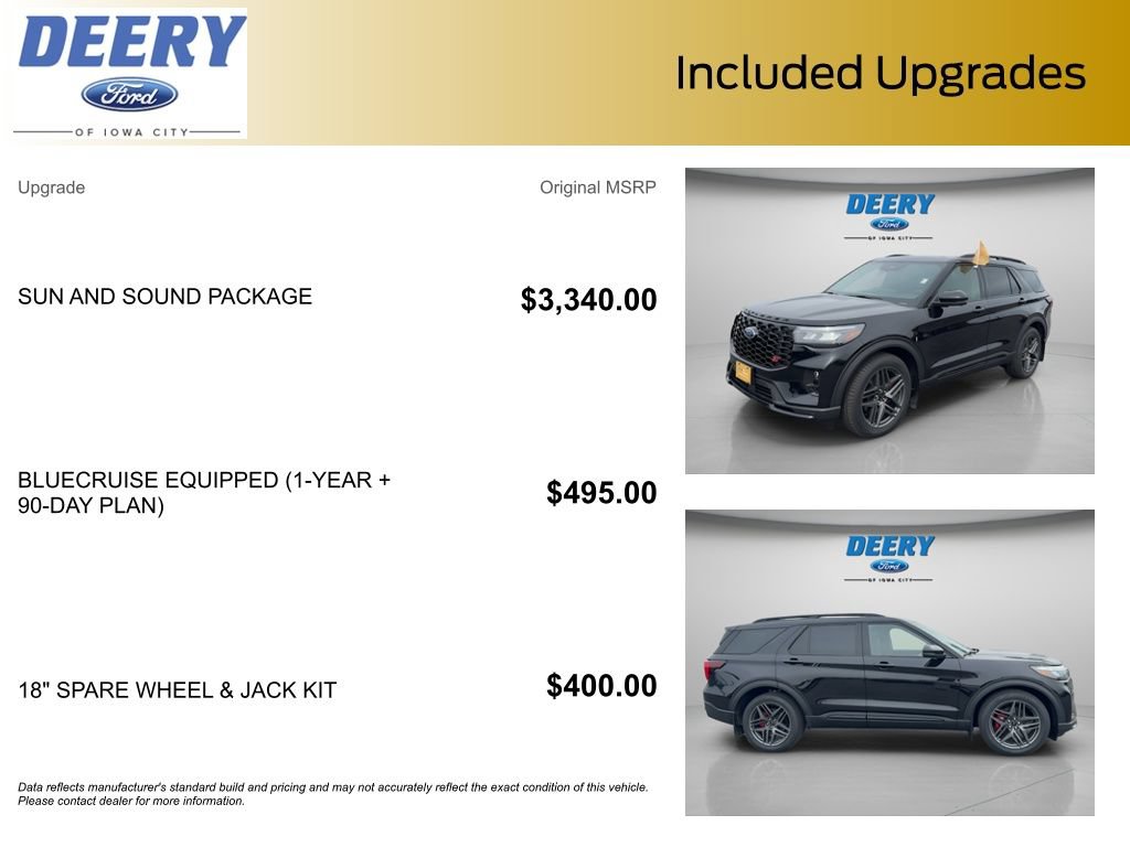 Certified 2026 Ford Explorer ST w/ Sun And Sound Package AWD/4WD image 11