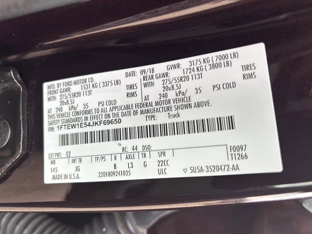 Certified 2018 Ford F150 XL w/ Equipment Group 101A Mid image 21