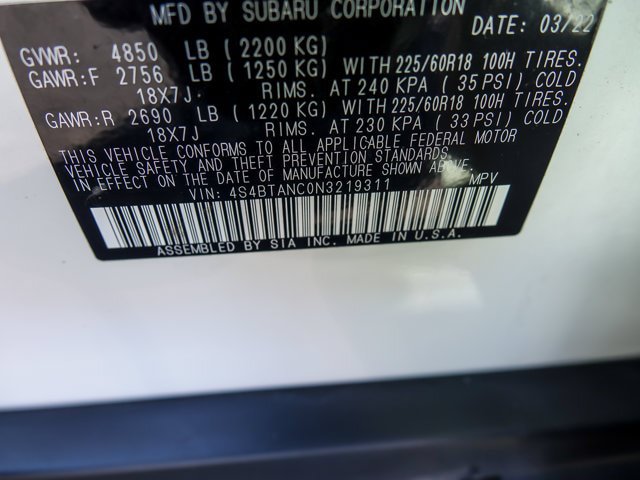 Used 2022 Subaru Outback Limited AWD/4WD image 32