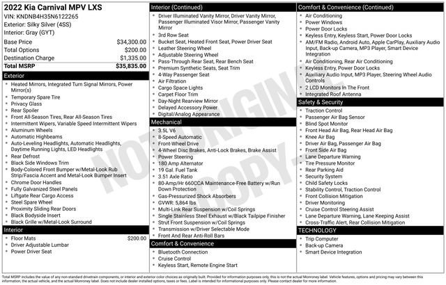 Used 2022 Kia Carnival LX image 41