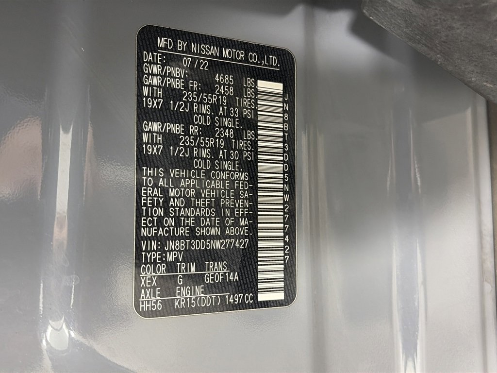 Used 2022 Nissan Rogue Platinum w/ Head-Up Display Package image 9