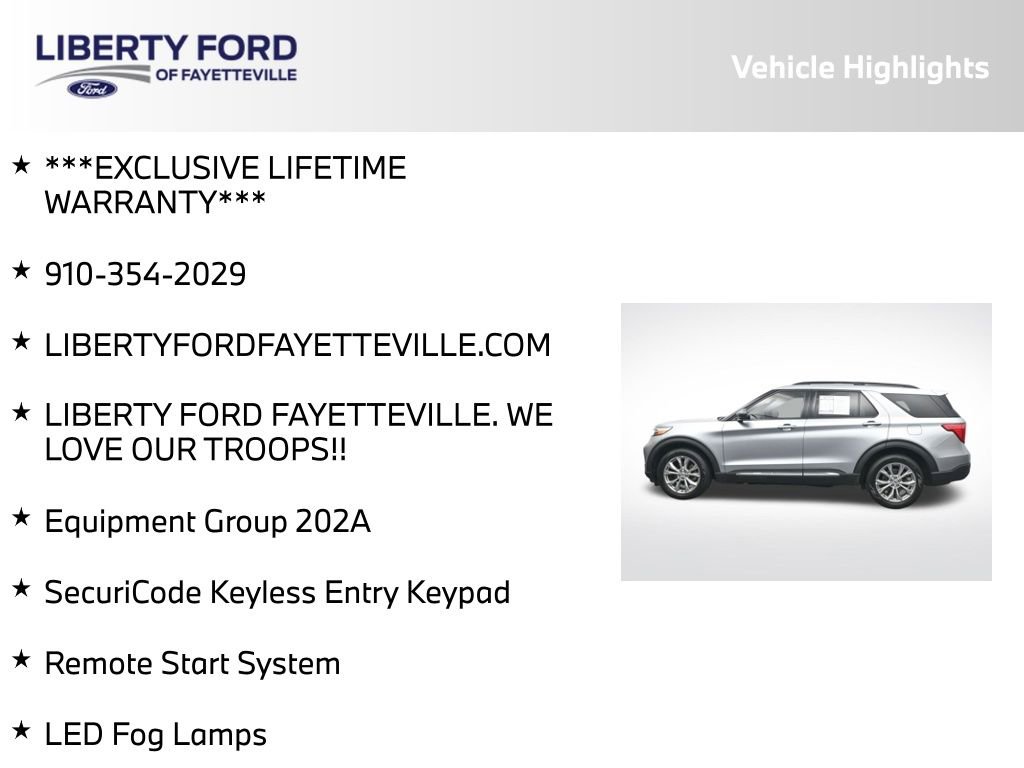 Certified 2023 Ford Explorer XLT w/ Equipment Group 202A RWD image 5