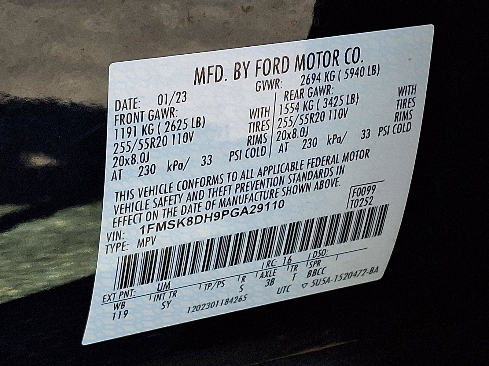 Certified 2023 Ford Explorer XLT w/ Equipment Group 202A AWD/4WD image 28