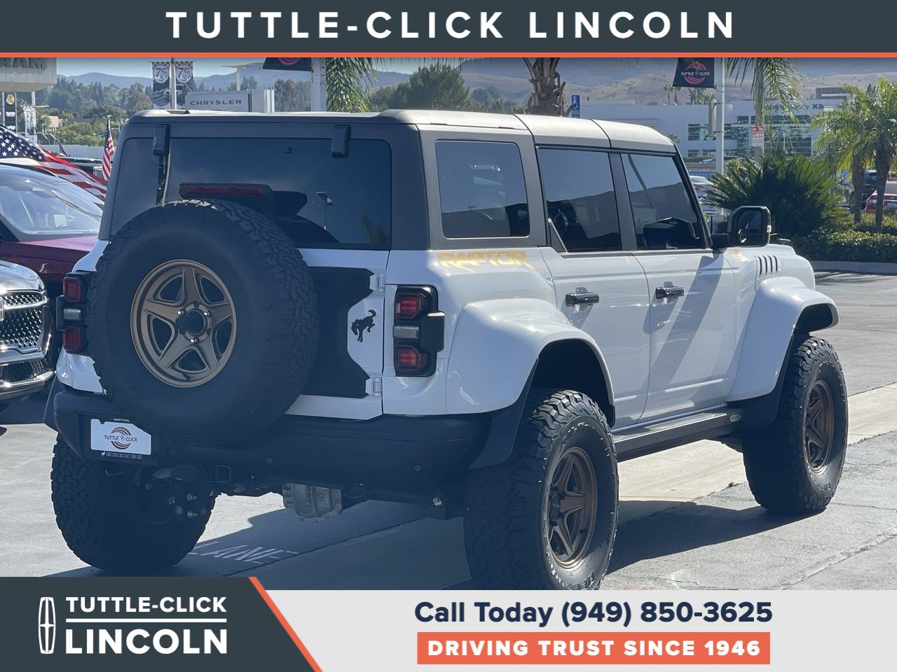 Certified 2024 Ford Bronco Raptor w/ Interior Carbon Fiber Pack 6 AWD/4WD image 6