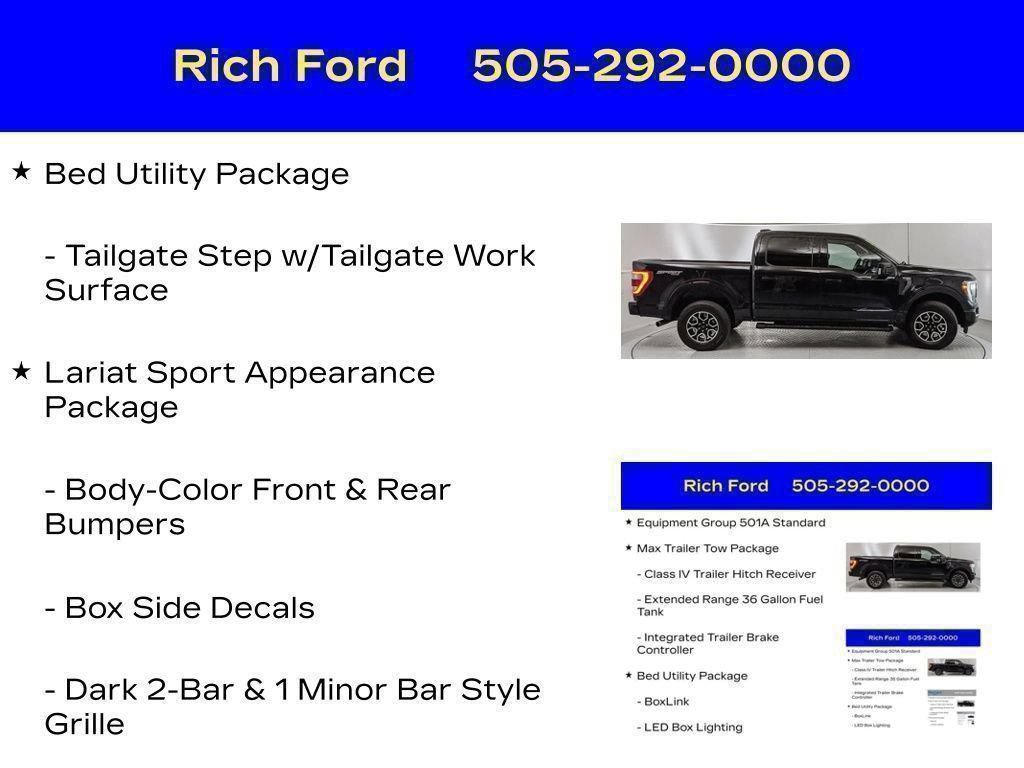 Certified 2023 Ford F150 Lariat w/ Max Trailer Tow Package AWD/4WD image 38