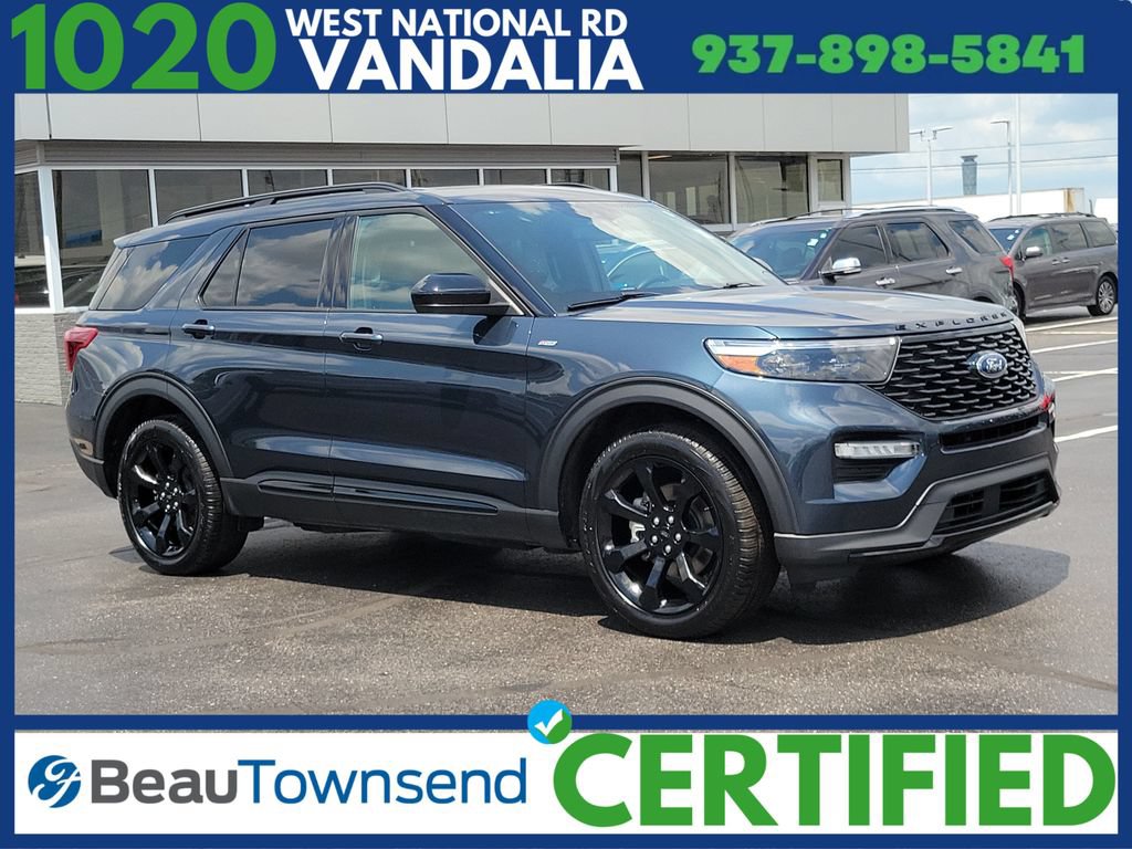 Certified 2024 Ford Explorer ST-Line w/ Class IV Trailer Tow Package AWD/4WD 360° Tour