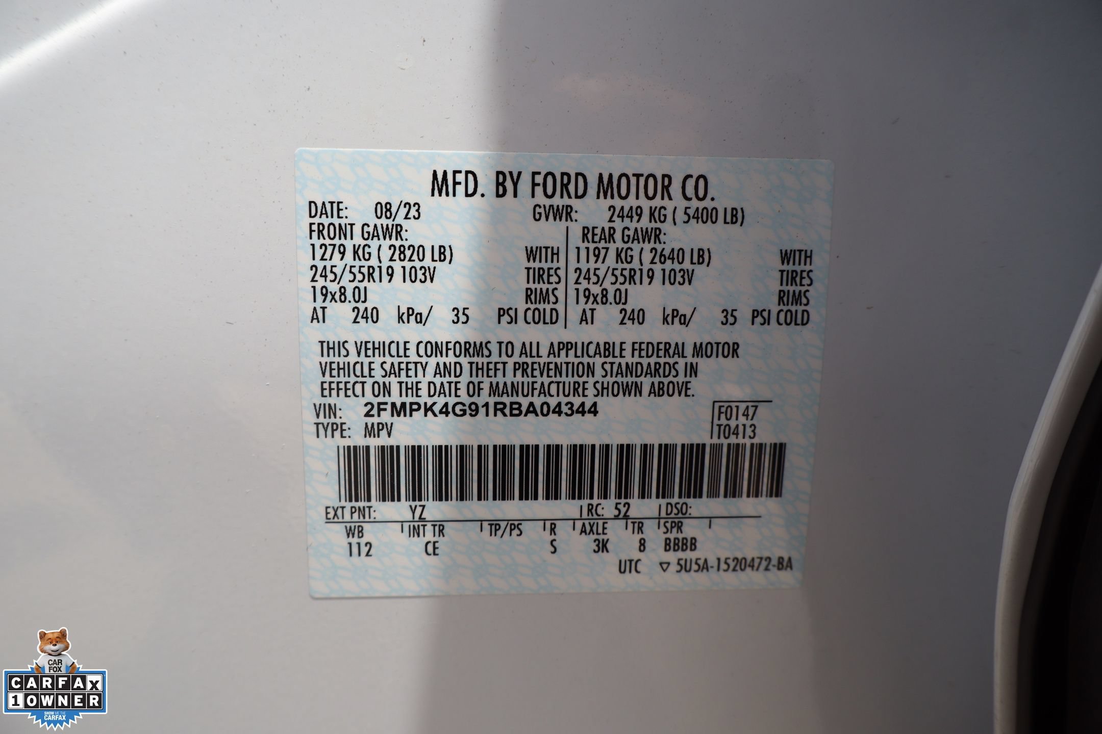 Certified 2024 Ford Edge SE w/ Black Appearance Package AWD/4WD image 29