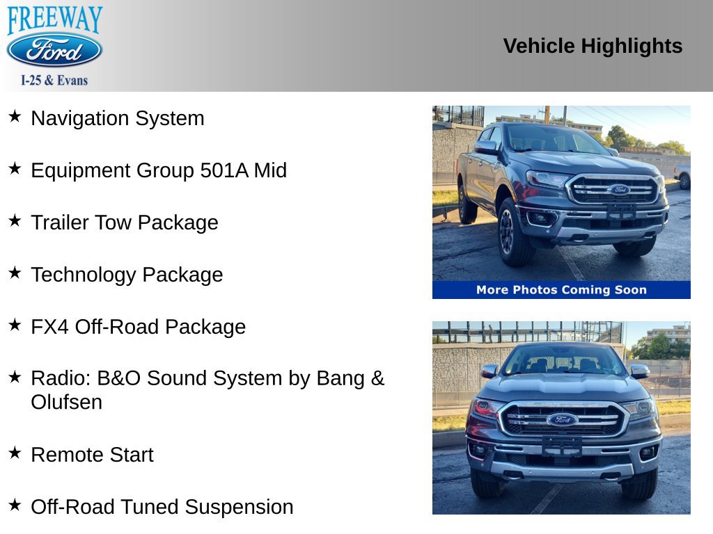 Certified 2019 Ford Ranger Lariat w/ Equipment Group 501A Mid AWD/4WD image 4