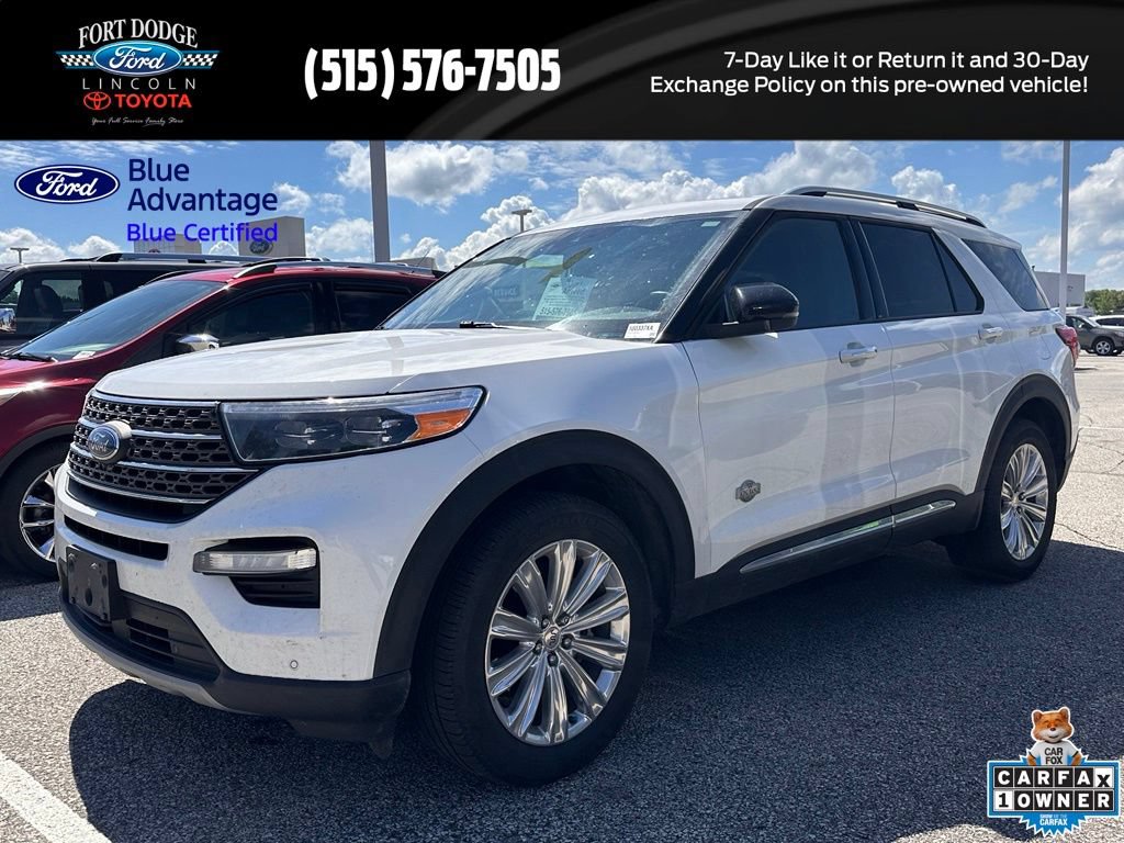 Certified 2022 Ford Explorer King Ranch w/ Class IV Trailer Tow Package AWD/4WD image 1