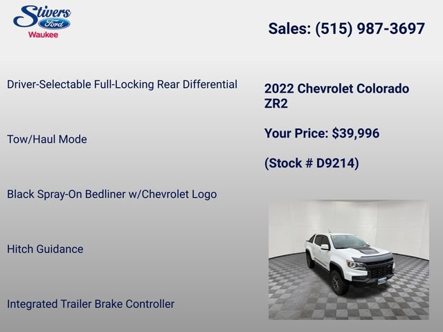 Used 2022 Chevrolet Colorado ZR2 AWD/4WD image 22