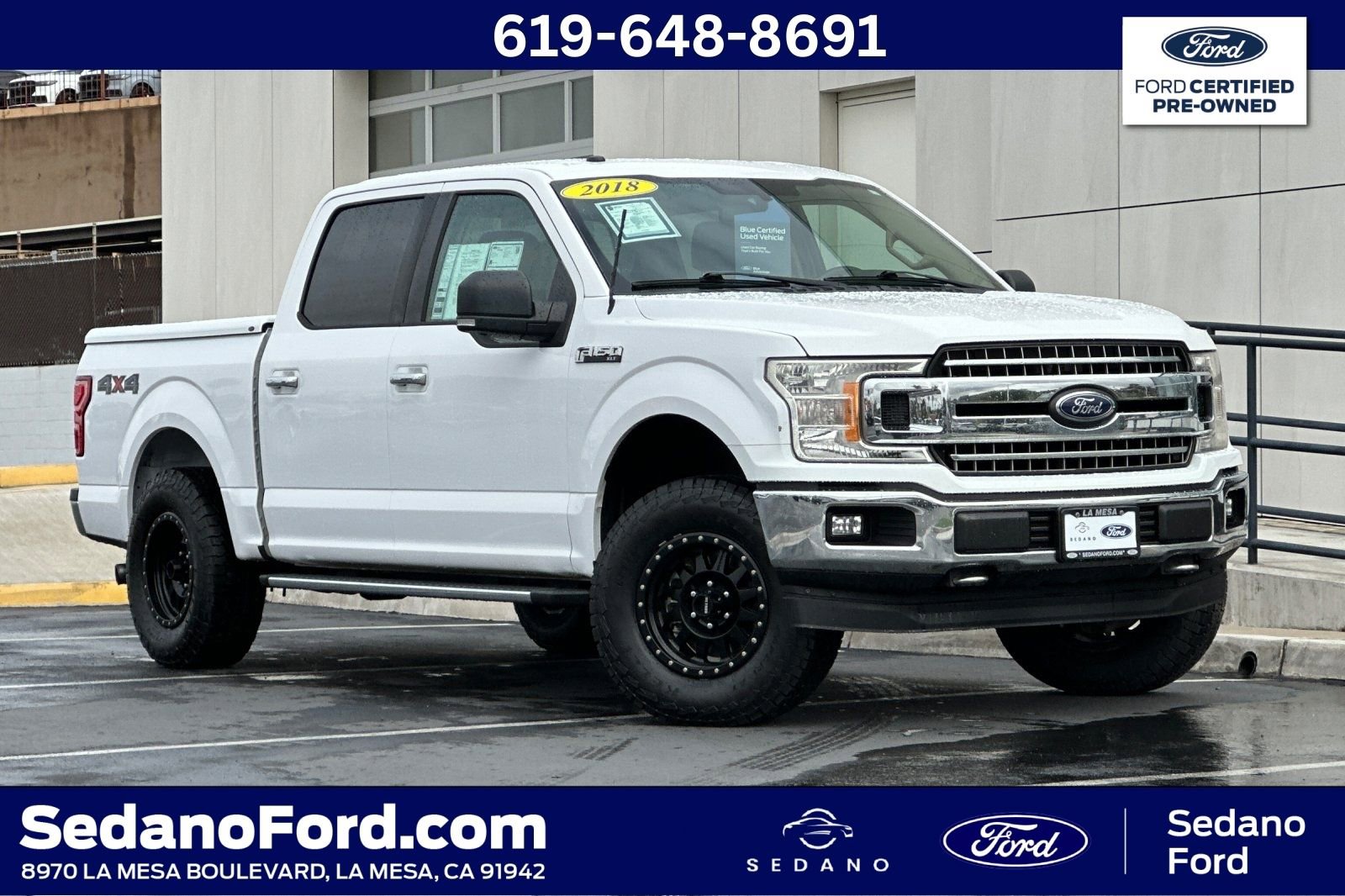 Certified 2018 Ford F150 XLT w/ Equipment Group 302A Luxury