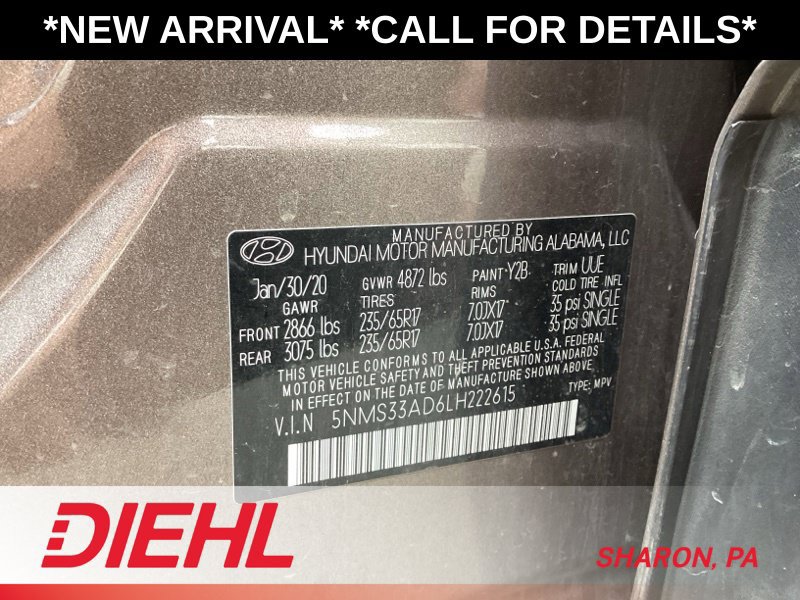 Used 2020 Hyundai Santa Fe SEL FWD image 17