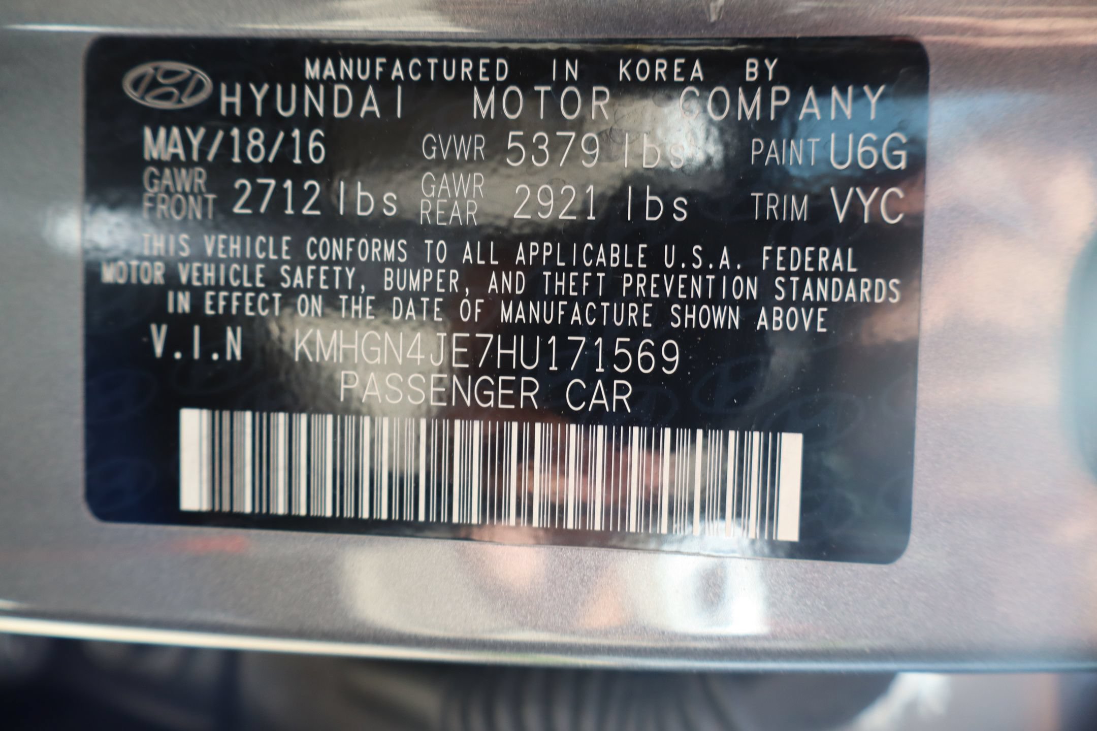Used 2017 Genesis G80 3.8 w/ Option Group 03 RWD image 31
